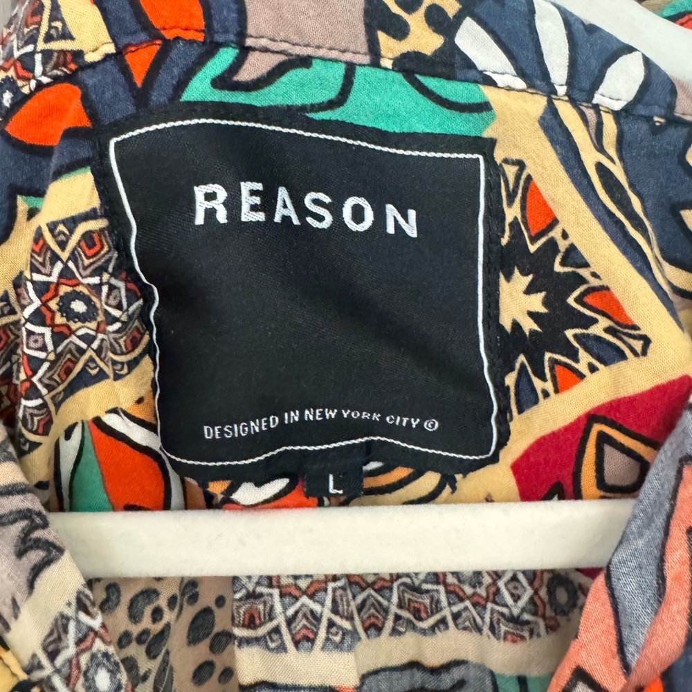 Reason Multi Pattern Button Down Shirt - Picture 5 of 6